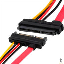 Cabo Extensor Sata 7P+15P 45cm Grasep - D-CIC06