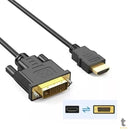 Cabo HDMI Macho P/ DVI Macho 24+1 Tomate 1.5m - MCB-023