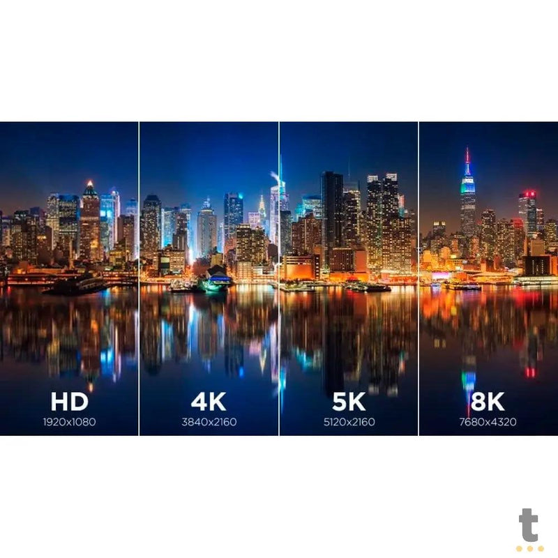 Cabo Hdmi 3mts 8k Cabletime - CT-HM8K-PB3