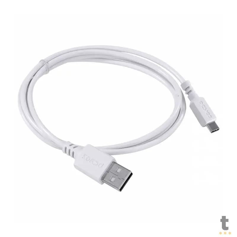 Cabo Usb Tipo C Para Celular 1mt PCYes - PUACB-01