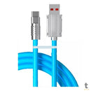 Cabo Usb V8 Para Celular 1mt aGold Azul - CB72-1