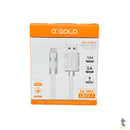 Cabo Usb V8 Para Celular 1mt aGold Branco - CB72-1