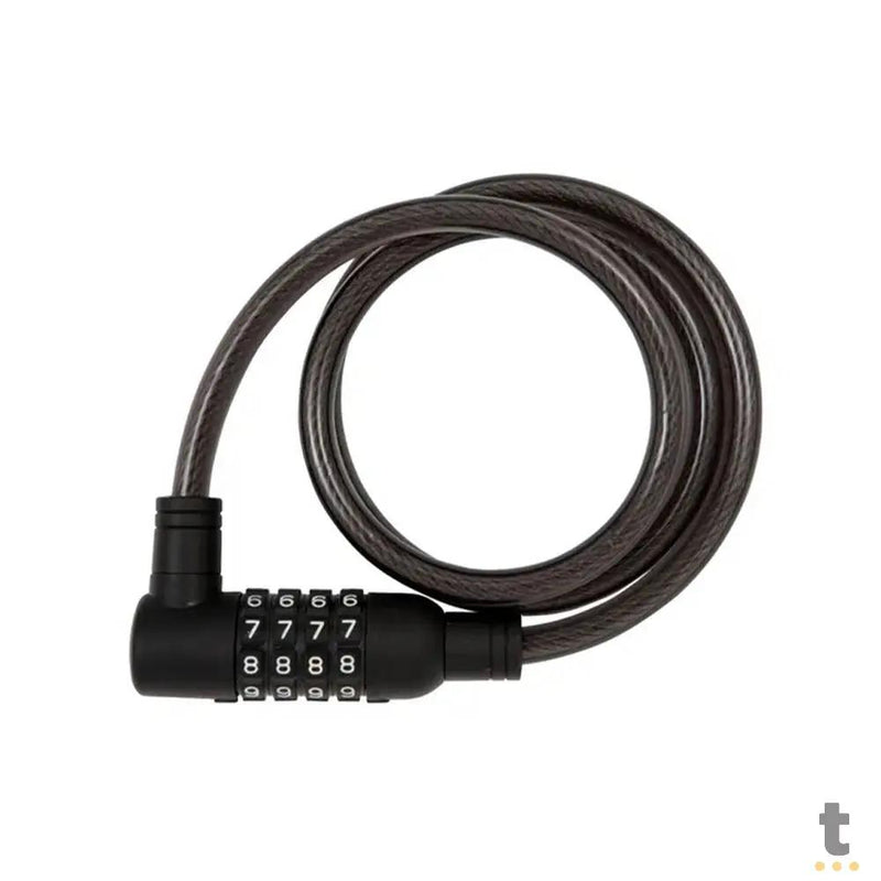 Cabo de Aço Espiral com Cadeado com Segredo para Bicicleta Brasfort - 77840