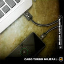 Cabo de Dados USB Tipo C 1,5m GShield Turbo Militar - GS-1001