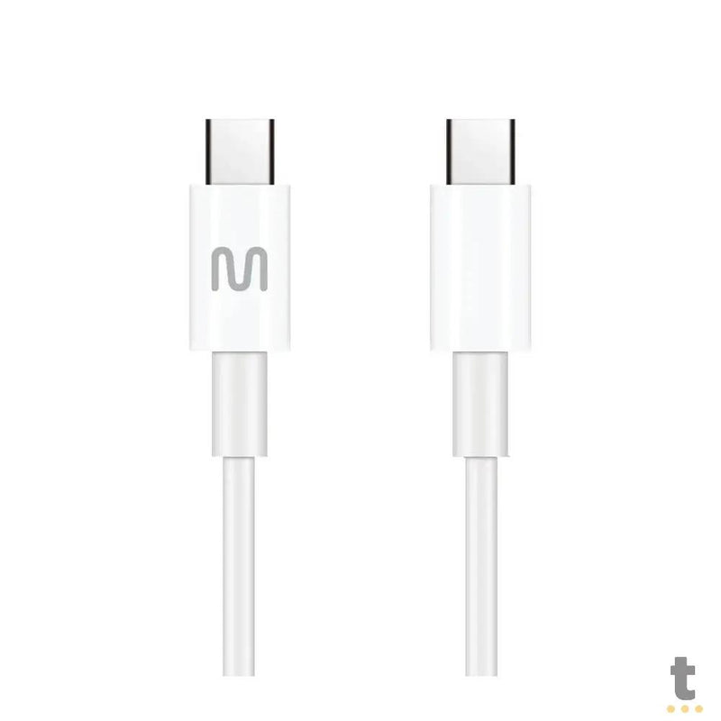 Cabo de Dados USB Tipo C Macho / Macho 1,2m Multi Branco - WI453