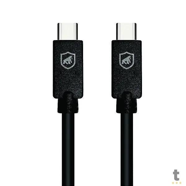 Cabo de Dados USB Tipo C Thunderbolt GShield Carregamento 65W 4K 60Hz 3.1 USB-C 1,8m - GS-6769