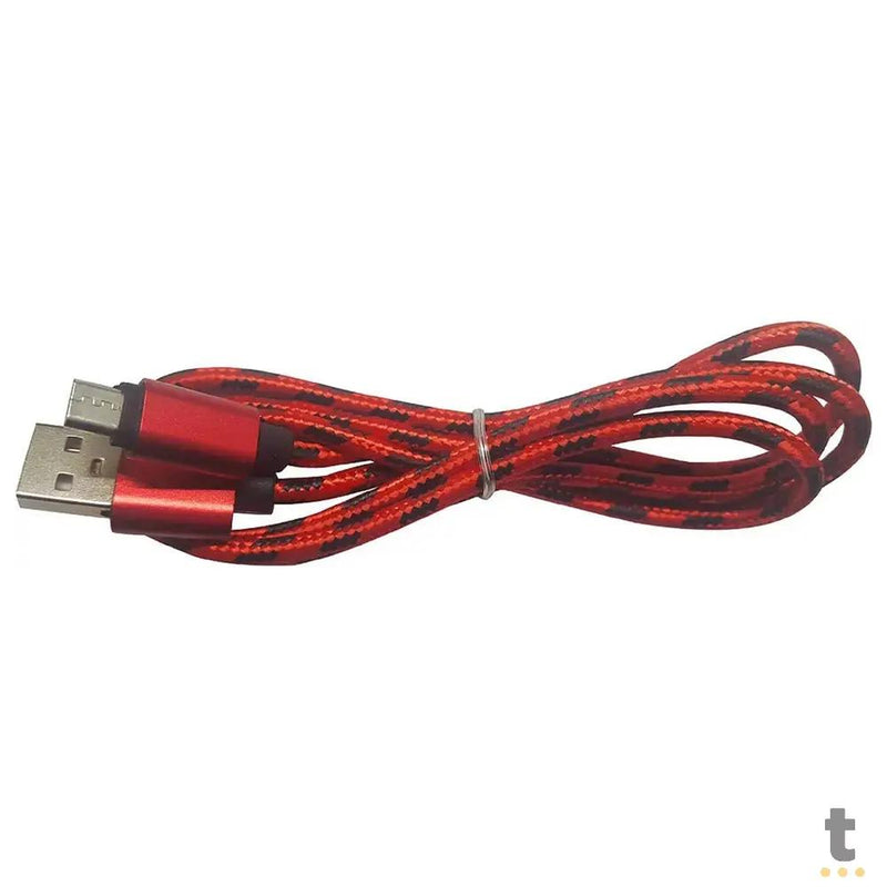 Cabo de Dados USB V8 Leon Gts 5.1A 1mt Turbo - Leon-7005