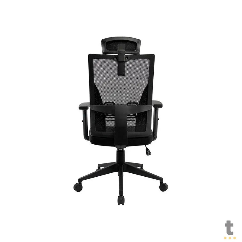 Cadeira Ergonômica Fortrek Ergo Shield C/ Apoio de Lombar Preta - 85033