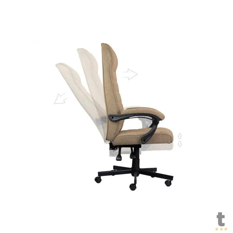 Cadeira Escritório Giratoria C/ Altura Ajustavel Magnus Brown PCYes Marrom - PCEMAGMA