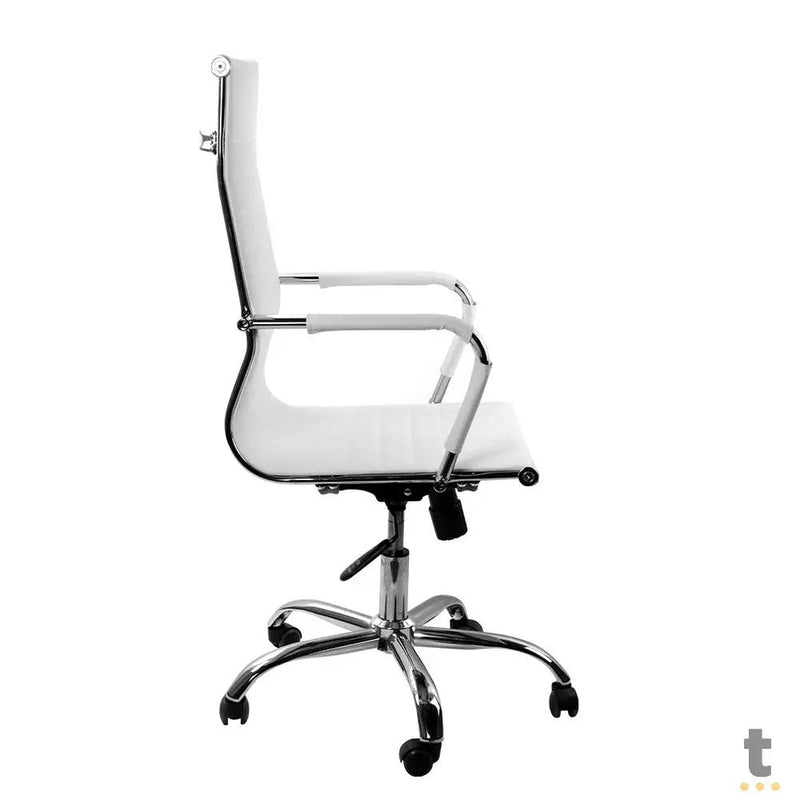 Cadeira Escritório Giratoria C/ Altura Ajustavel Vinik Sirius Branca - COSSB03