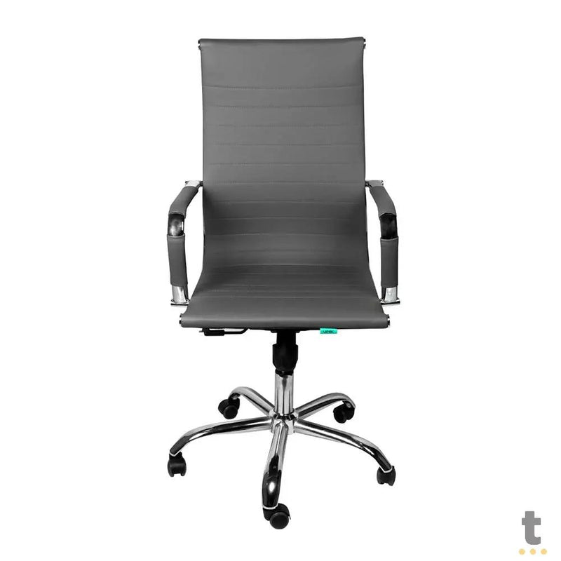 Cadeira Escritório Giratoria C/ Altura Ajustavel Vinik Sirius Cinza - COSSC02