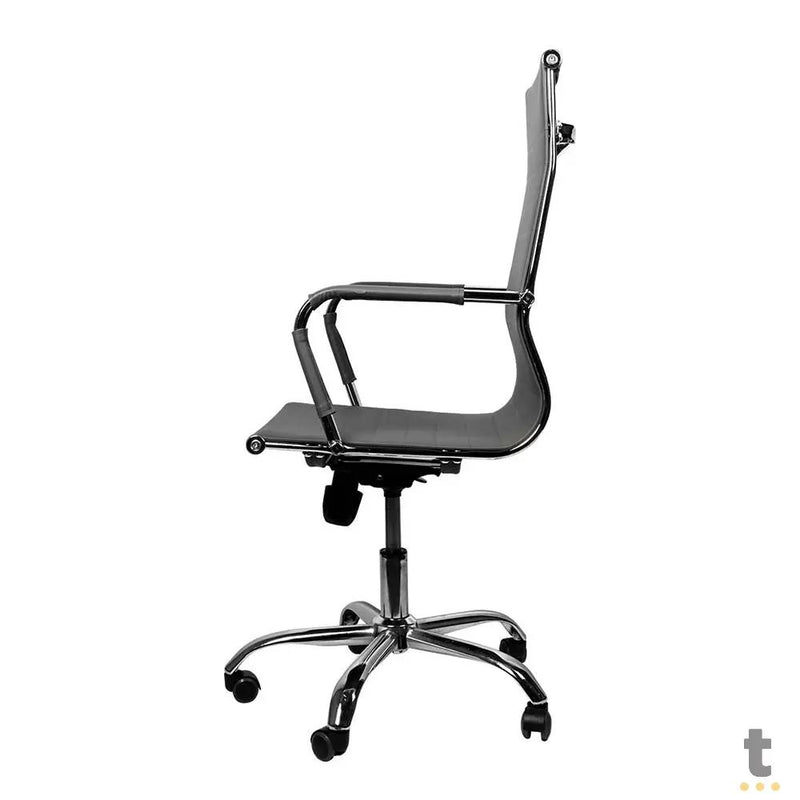 Cadeira Escritório Giratoria C/ Altura Ajustavel Vinik Sirius Cinza - COSSC02