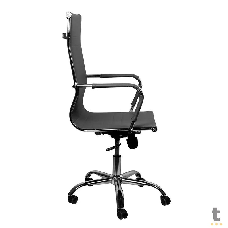 Cadeira Escritório Giratoria C/ Altura Ajustavel Vinik Sirius Cinza - COSSC02