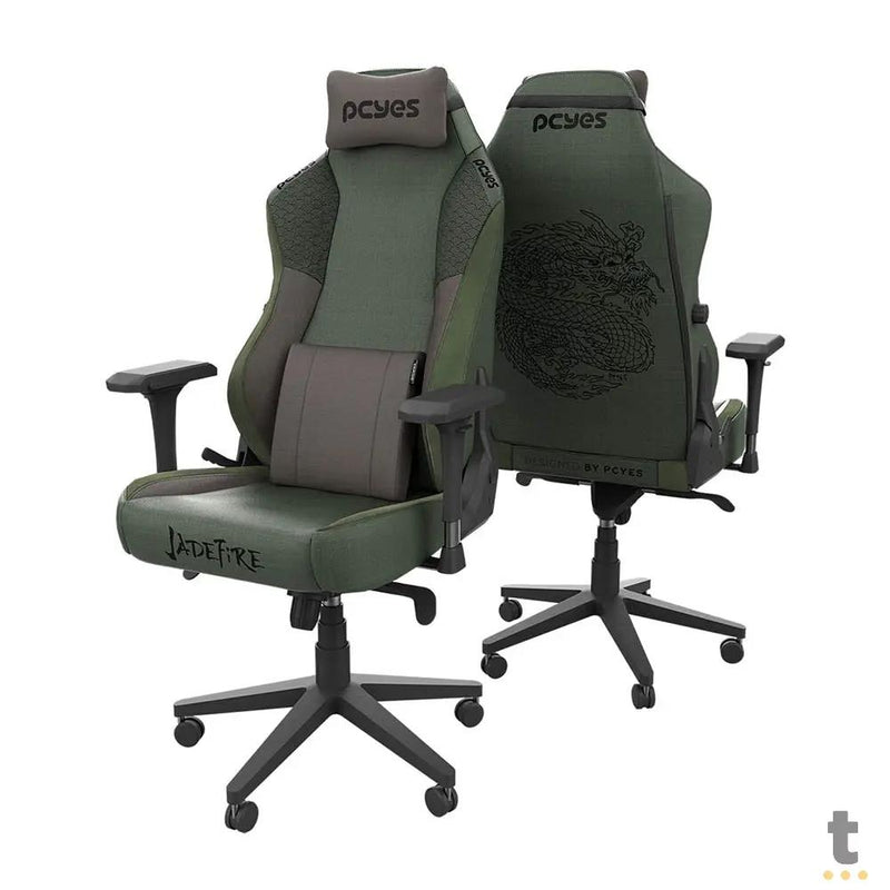 Cadeira Gamer Ergonômica PCYes Ultimate / Jade Fire - Pcgu-Jf - 299946