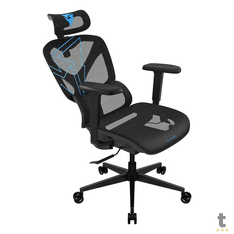 Cadeira Gamer Ergonomica ThunderX3 YTC Mesh Preta / Azul - 83468