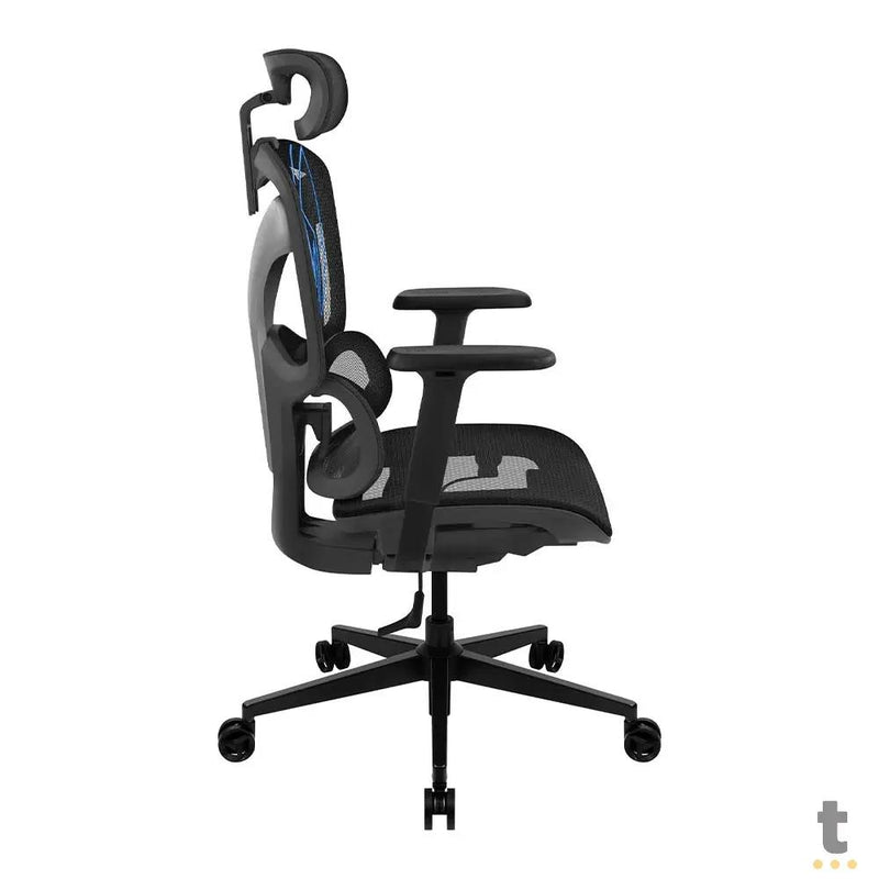Cadeira Gamer Ergonomica ThunderX3 YTC Mesh Preta / Azul - 83468