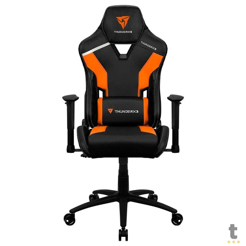 Cadeira Gamer Thunderx3 Tc3 Tiger Orange Preta/Laranja