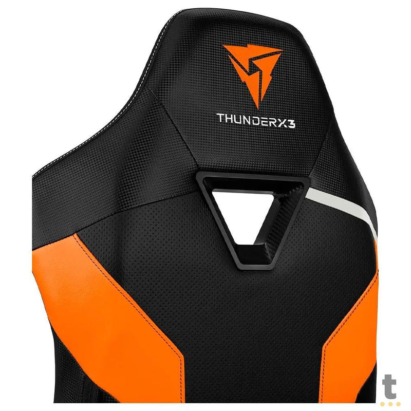 Cadeira Gamer Thunderx3 Tc3 Tiger Orange Preta/Laranja
