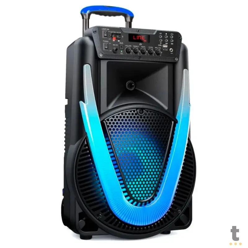 Caixa De Som Amplificada Bluetooth Multilaser Sunny 2 500w Led - SP395