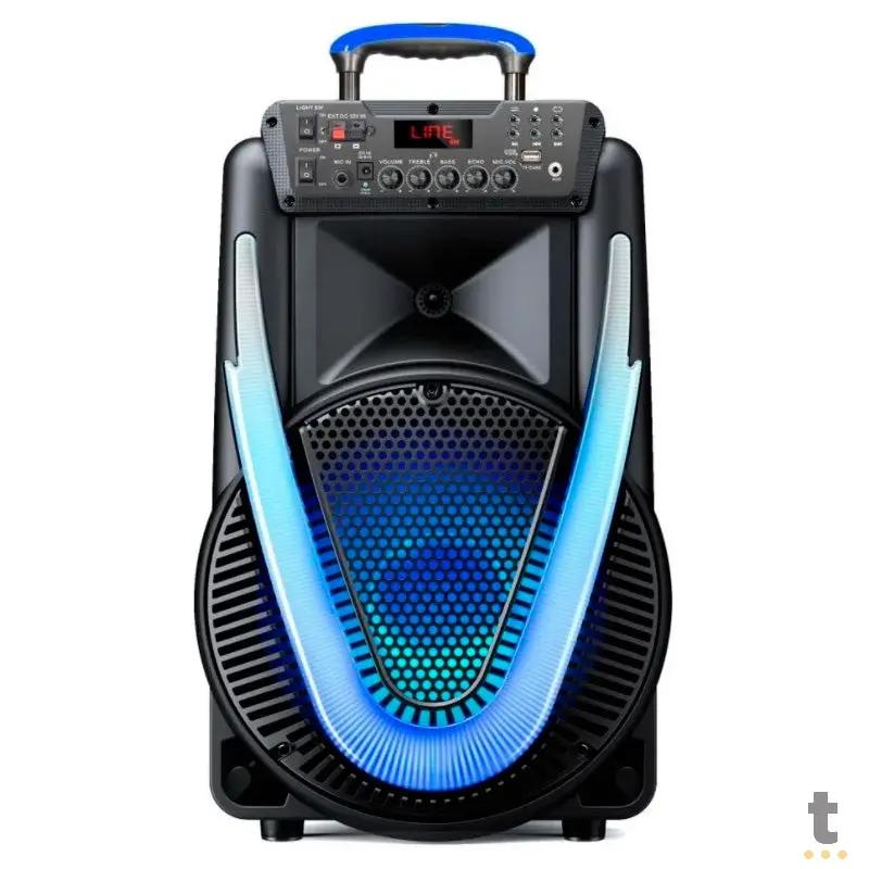 Caixa De Som Amplificada Bluetooth Multilaser Sunny 2 500w Led - SP395