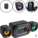 Caixa De Som C/ Subwoofer 2.1 11W Knup Horus P2 Usb - RO827