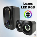 Caixa De Som C/ Subwoofer 2.1 11W Knup Horus P2 Usb - RO827