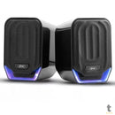 Caixa De Som Knup 2.1 Multimidia 12W RMS C/ Led Azul P2 - RO823