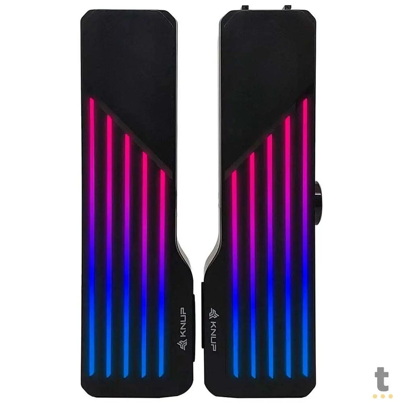 Caixa De Som Knup Horus 2.0 Multimidia 10W C/ Led - RO824