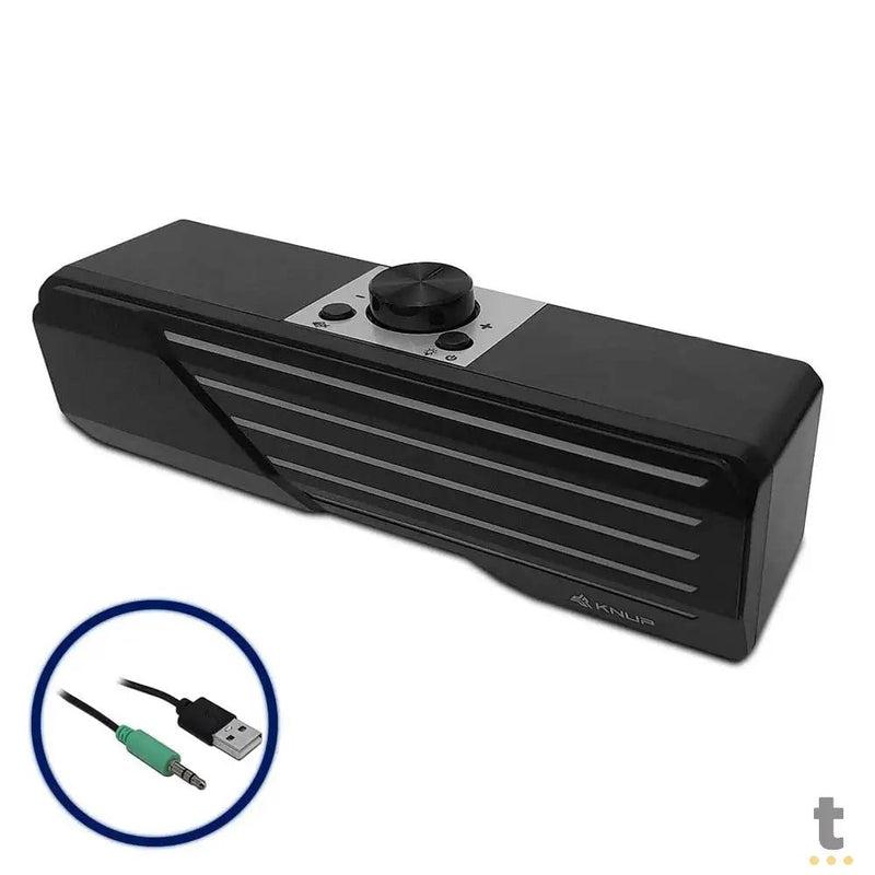 Caixa De Som Knup Horus 2.0 Multimidia 10W C/ Led - RO824