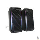 Caixa De Som Knup Horus 2.0 Multimidia 10W RMS C/ Led RGB Usb e P2 - RO849