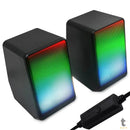 Caixa De Som Knup Horus 2.0 Multimidia 6W C/ Led RGB Usb e P2 - RO839