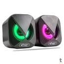 Caixa De Som Knup Horus 2.1 Multimidia 16W RMS C/ Led Usb e P2 - RO821