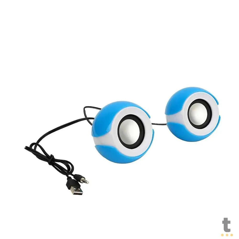 Caixa De Som Mini Multimidia Speaker 2.0 USB P2 - D-06A