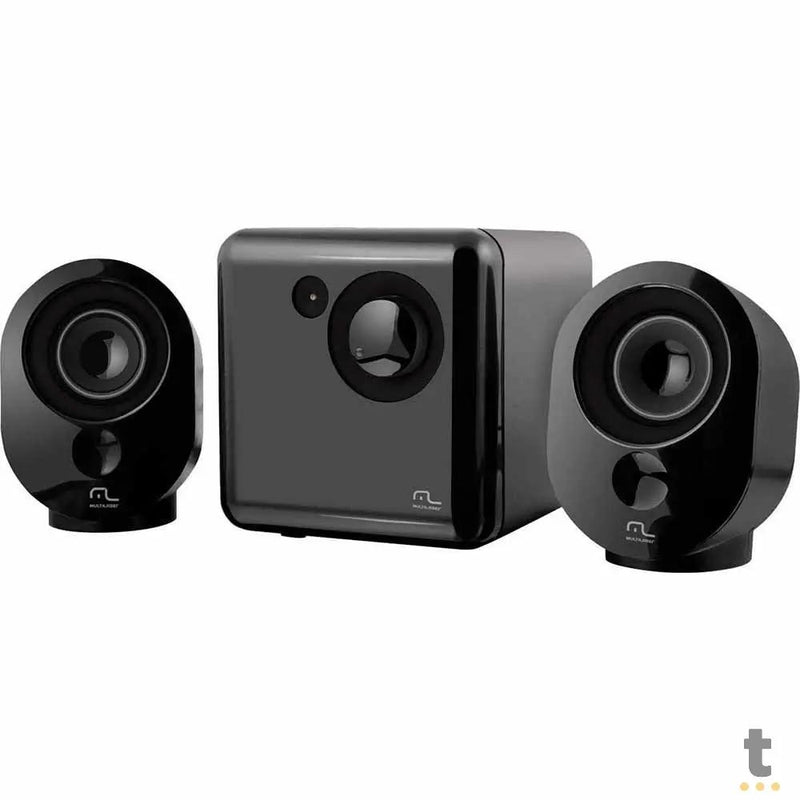 Caixa De Som Multimidia 2.1 C/ Subwoofer Multi Rms 15W Usb - SP166