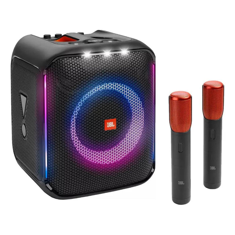 Caixa De Som Portátil Bluetooth Jbl PartyBox Encore C/ 2 Microfones Preta