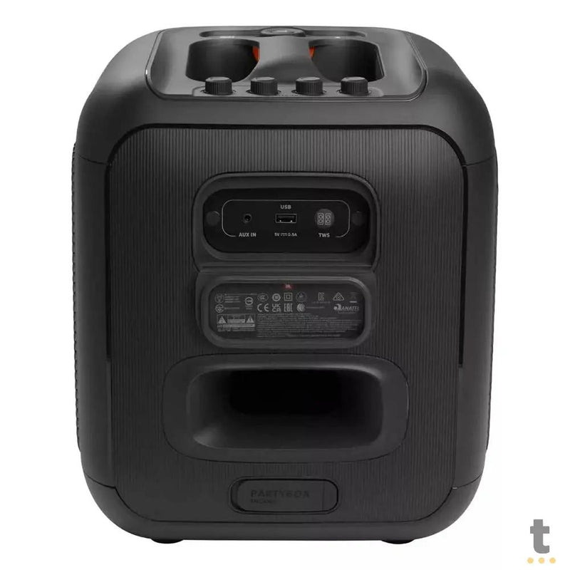 Caixa De Som Portátil Bluetooth Jbl PartyBox Encore C/ 2 Microfones Preta