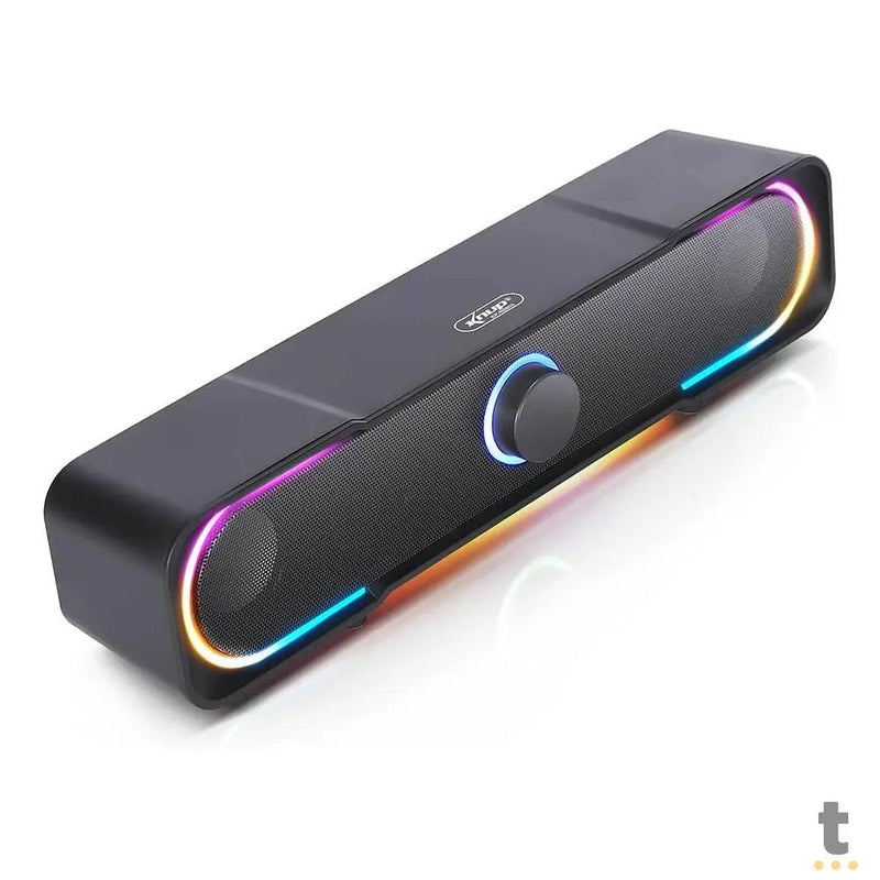 Caixa De Som Soundbar RGB Knup 2.0 USB - KP-RO803