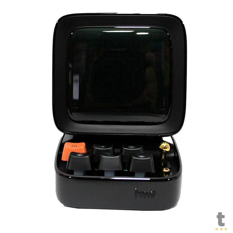 Caixa de Som Portátil Bluetooth Divoom DitooPro 15W Preto C/Interações Visuais