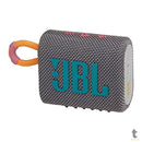 Caixa de Som Portátil Bluetooth JBL GO3 4.2W Cinza - JBLGO3GRY