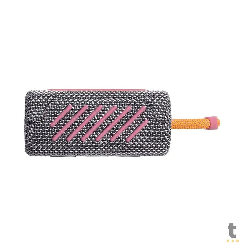 Caixa de Som Portátil Bluetooth JBL GO3 4.2W Cinza - JBLGO3GRY