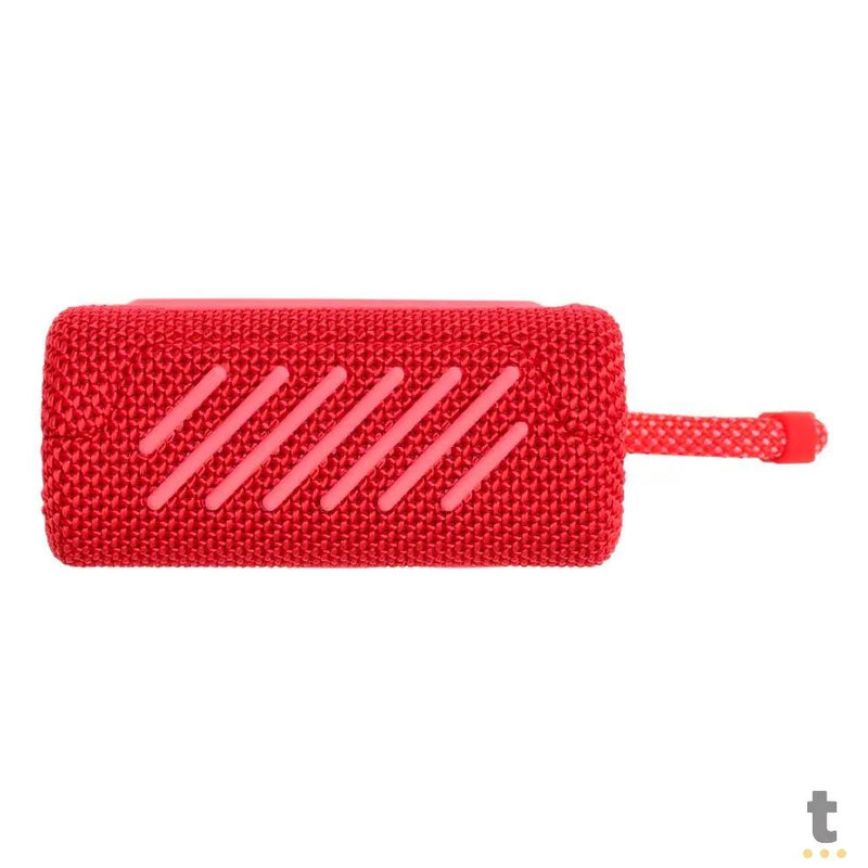 Caixa de Som Portátil Bluetooth JBL GO3 4.2W Vermelha