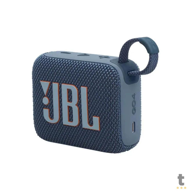 Caixa de Som Portátil Bluetooth JBL GO4 4.2W Azul - 2891376129468
