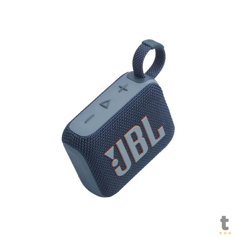 Caixa de Som Portátil Bluetooth JBL GO4 4.2W Azul - 2891376129468