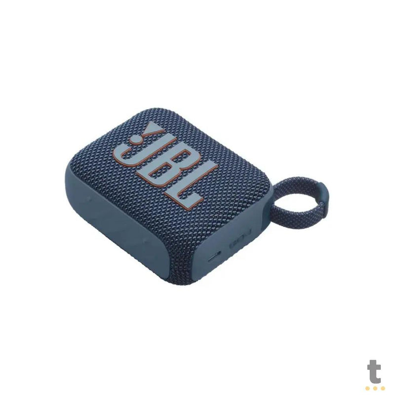 Caixa de Som Portátil Bluetooth JBL GO4 4.2W Azul - 2891376129468