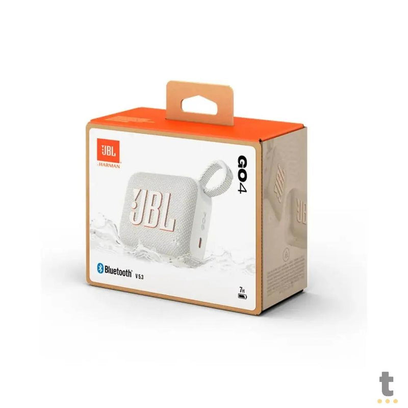 Caixa de Som Portátil Bluetooth JBL GO4 4.2W Branca - 28913762