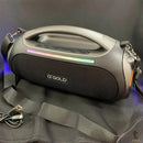 Caixa de Som Portátil Bluetooth aGold 60W IPX6 RGB - SM-30A