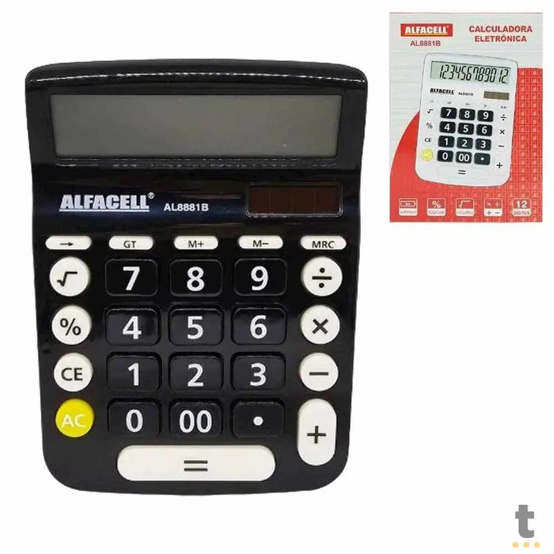 Calculadora De Mesa Alfacell 12 Digitos - AL8881B