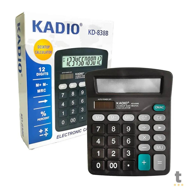 Calculadora De Mesa Kadio 12 Digitos - KD-838B