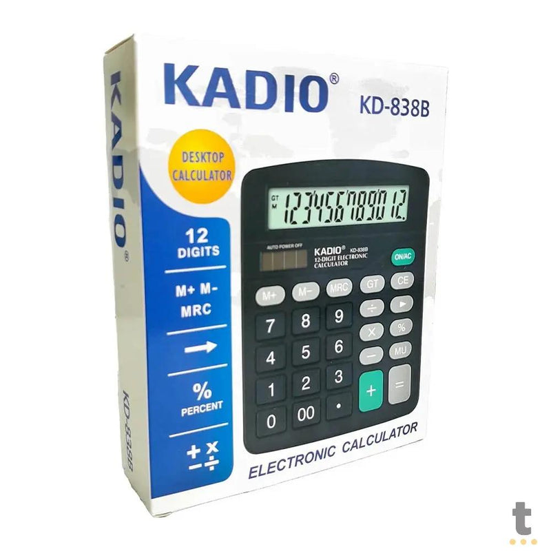 Calculadora De Mesa Kadio 12 Digitos - KD-838B