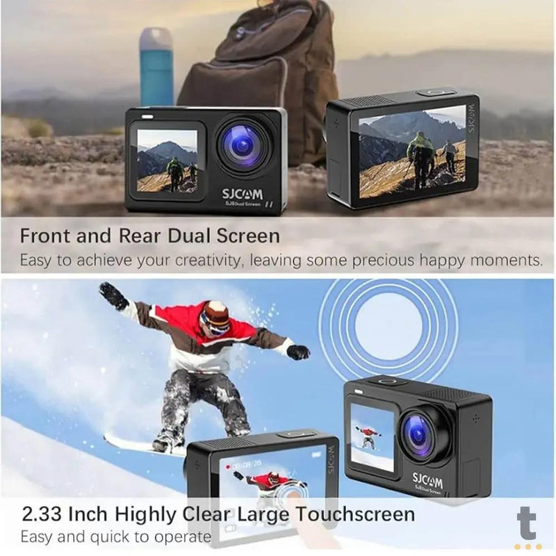 Camera de Ação Digital Ultra HD 4k 30Fps Angulo 170 Visor 2.0 Oberon - OR-CF1003